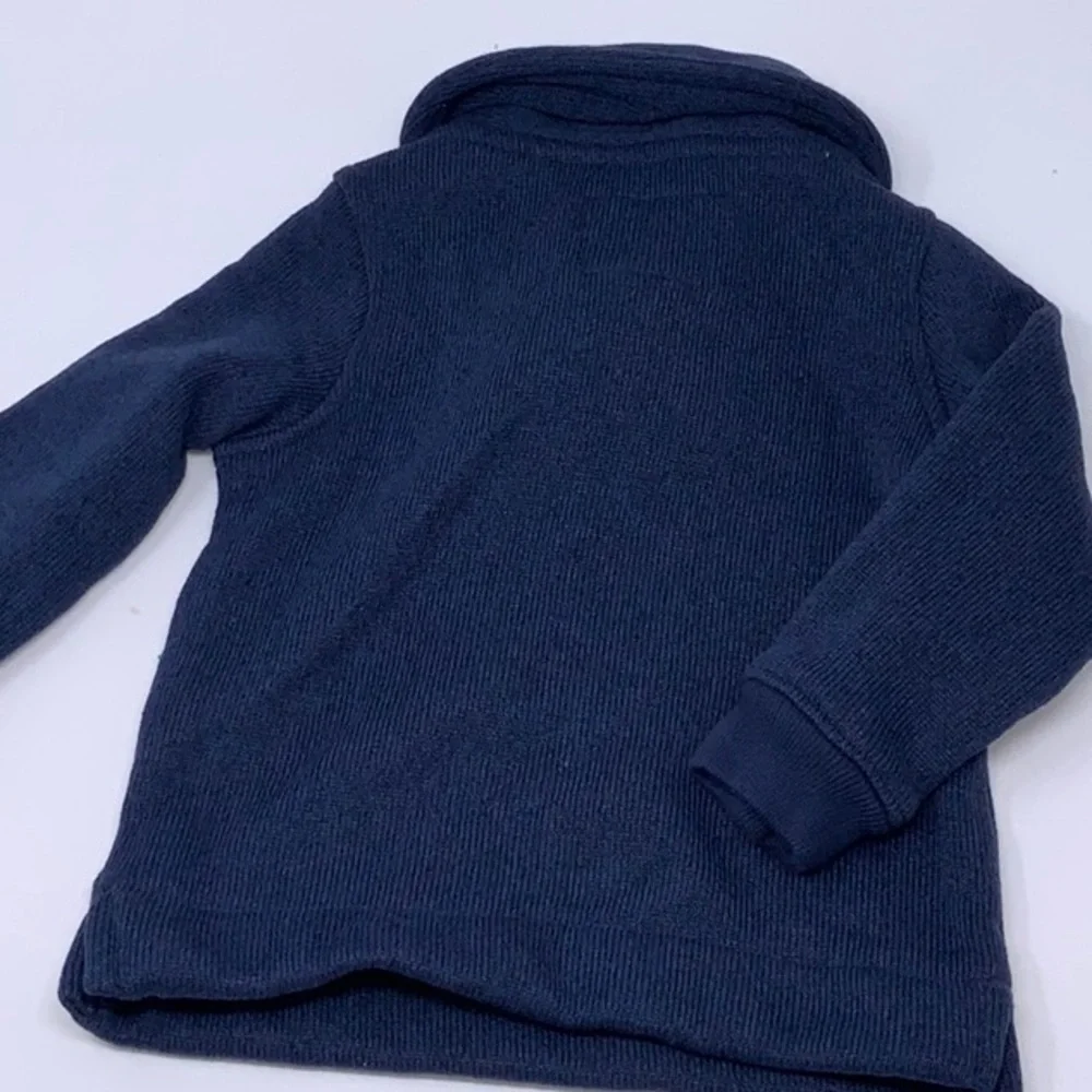 Osh Kosh B’Gosh Baby Fleece Linen Sweater Top - Navy - Size 18M